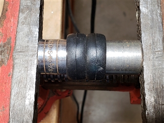 View of Wheels, Glued and Clamped